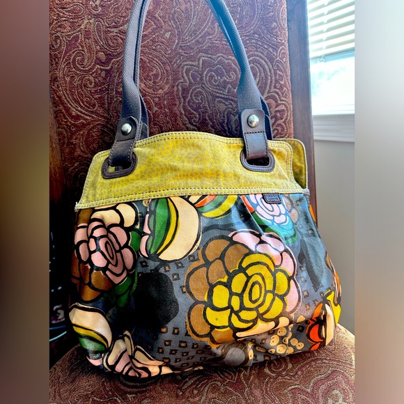 Fossil Handbags - Fossil Key-per floral bag